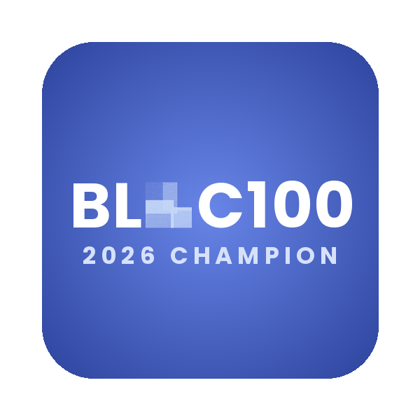BLOC 100 Champion logo
