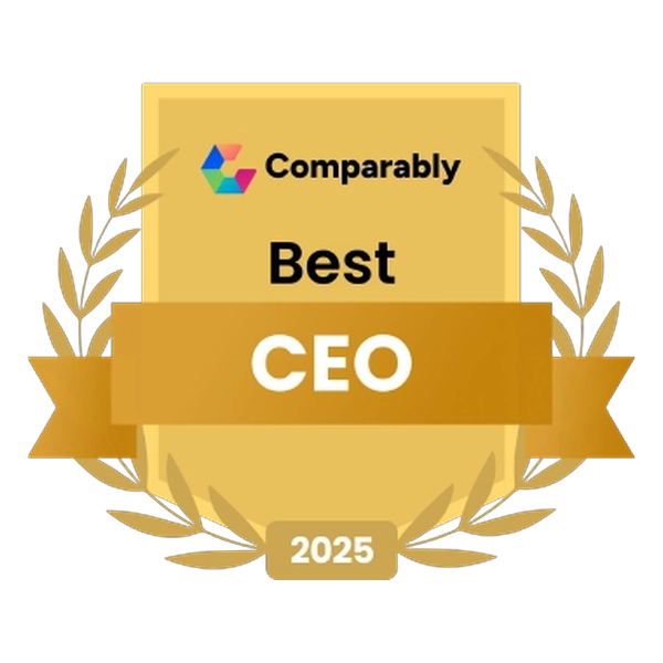 Comparably Best CEO logo