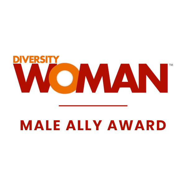 Diversity Woman Male Ally Award logo